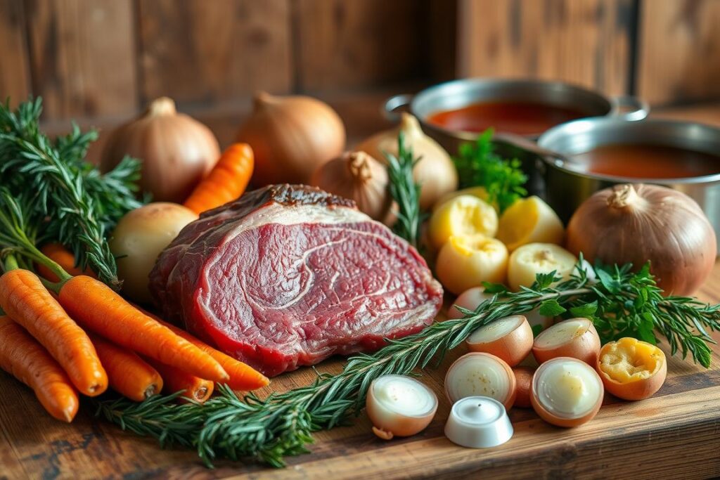Pot Roast Ingredients Preparation Pot Roast Ingredients Preparation
