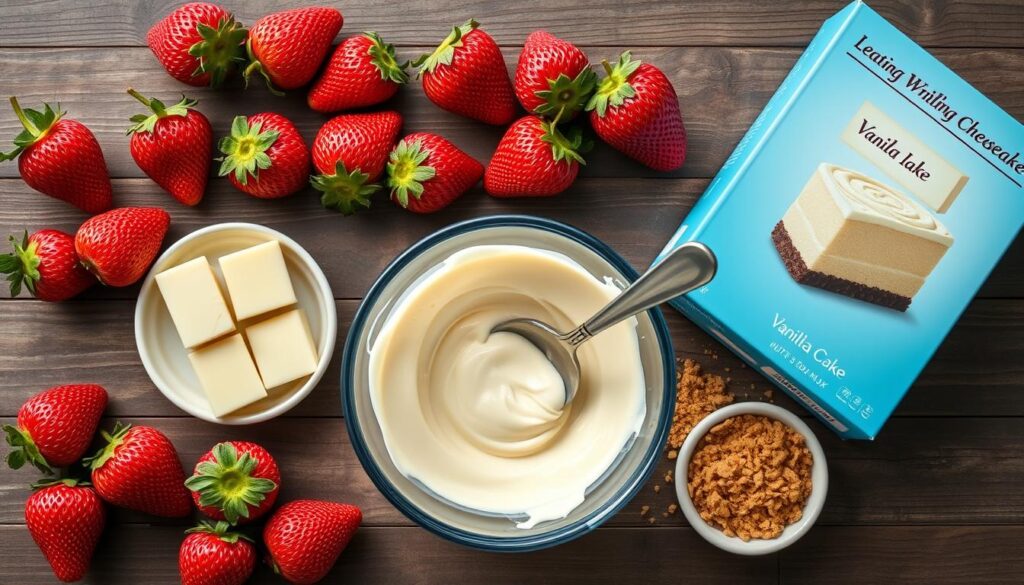 Strawberry Cheesecake Dump Cake Ingredients Strawberry Cheesecake Dump Cake Ingredients